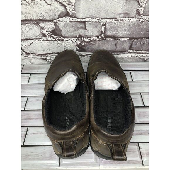 L.L Bean Traverse 507184 Brown Leather Slip On Trail Shoes Men’s Sz 9.5M US/43EU - Picture 5 of 14